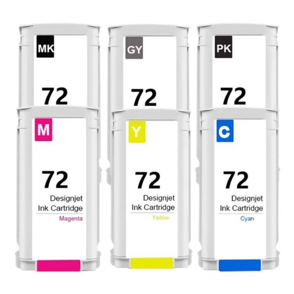 compatible pack encre hp 72 couleurs