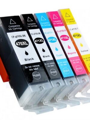 compatible pack cartouche encre cli 470 5 couleur