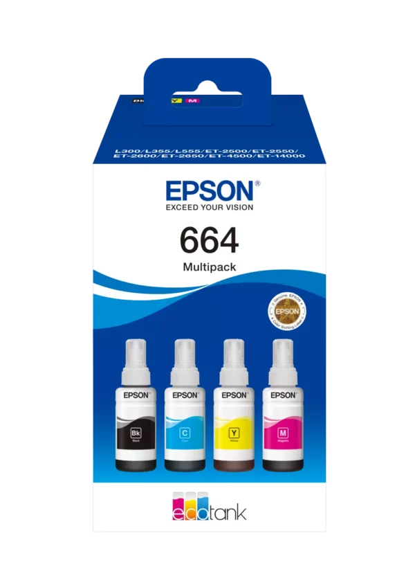 epson  Encre 664 Pack 4 Couleurs Original