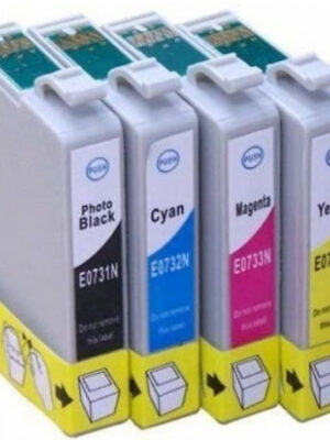 Aucune Pack Cartouches Encre Epson T731 | 4 Couleurs (BK, C, M, Y)